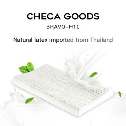 Pillow CHECA GOODS Latex Pillow Latex Foam Pillow with Machine Washable Organic Cotton Cover Medium Firm Natural Latex Firm Pillows