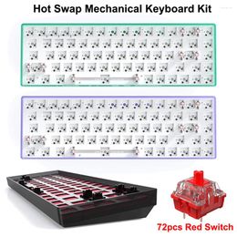 Computer Cables Professional Swap Keyboard Kit Bluetooth-compatible Mechanical Replacement Parts