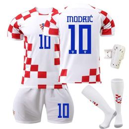 2223 Croatia No. 10 Modric Suit World Cup Jersey Original Socks