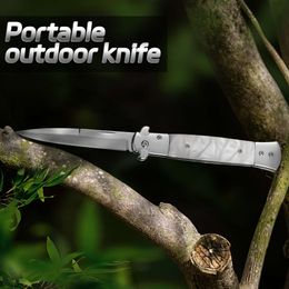 1PC Outdoor Folding Knife, EDC Pocket Knife, High Hardness Cutting Knife, Multi-function Survival Knife and Fruit Knife