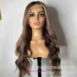 Lace real hair wig human long 13X4lace front