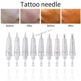 Needles 30pcs/100pcs Makeup Machine Needles Tattoo Eyebrow Disposable Bayonet Cartridges Needles Sterilised Permanent Tattoo Needles