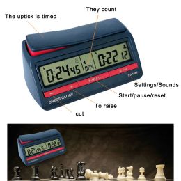 Sets Digital Professional Chess Clock Count Up Down Timer Sports Electronic Chess Clock IGO Competition Board Game Chess Watch