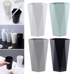 Heads Mouthwash Cup Toothbrush Cup Plastic Toothbrush Cleaning Mug Bathroom Part Portable Home Supplies Solid White Black Green Grey