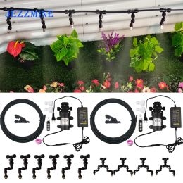 Decor 10M Reptiles Fogger Mist Sprinkler Pump System for Rainforest Tank 2/4/6 Pcs Adjustable Aquarium Aquatic Pet Misting Nozzles