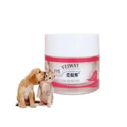 Grooming Pet Eye Tear Stain Remover Powder for Dog Cat Natural Safe Apply Around Eyes Absorb Repel Dry Staining Effective NonIrritating