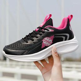 Casual Shoes Woman Sneakers Lightweight And Comfortable 2024 Women Korean Style Running With Breathable Mesh Fabric Thick Soles