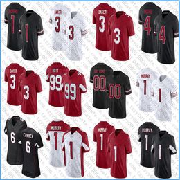 Custom Marvin Harrison Kyler Murray JJ Watt Football Jersey Budda Baker Larry Fitzgerald Pat Tillman Trey McBride James Conner Rondale Moore Paris Johnson Jr