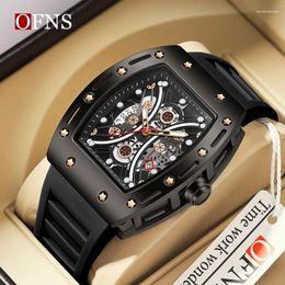 Wristwatches Sanda 5515 Quartz Men's Watch Fashionable And Trendy Wine Bucket Minimalist Calendar Waterproof