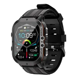 Control New C26 Smart Watch 100+ Sports Modes Bluetooth Call Smartwatch 1.96" AMOLED Display 1ATM Waterproof Outdoor Military Wristwatch