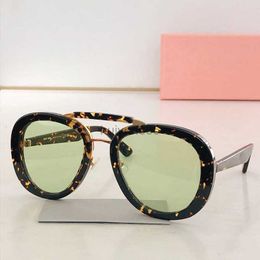 Occhiali da sole designer classici occhiali occhiali da sole Nuovi occhiali da sole Mu05vs da sole da sole da donna, telaio rotondo, alta qualità
