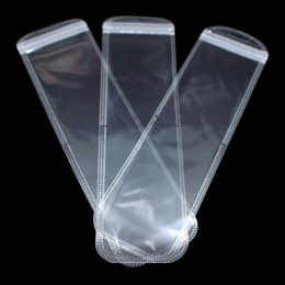 Accessories 200pcs/ Lot Clear Plastic Zip Lock Bags Electronic Accessories Storage Resealable Zipper Poly Jewellery Package Bag Hang Hole