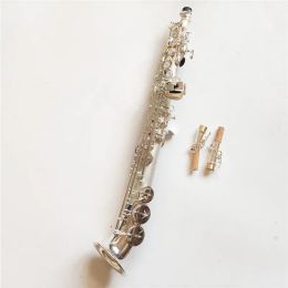 Saxophone Made in Japan 875 Soprano Saxophone Reference Siering Bflat Soprano Sax with Case Mouthpiece Reeds Neck