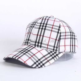 Designer Ball Caps Hat Adult Baseball Hat Plaid duck tongue hat outdoor sunshade hat tourist hat Beach Hats