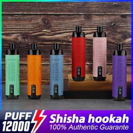 Original FIHP Monster shisha hookah puff 12000 15000 10000 vapes disposable puff 12k 15k 10k vapers Rechargeable battery Puff vaper Displayable puffs vape
