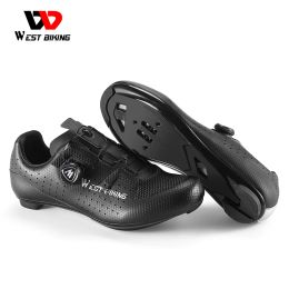 Footwear WEST BIKING Cycling Lock Shoes Outdoor Sports MTB Bike Nylon Sole Sneakers Lightweight Professional Comfortable Bicycle Shoes