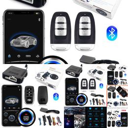 New New New Remote Start Stop Kit Bluetooth Mobile Phone APP Control Engine Ignition Open Trunk PKE Keyless Entry Car Alarm