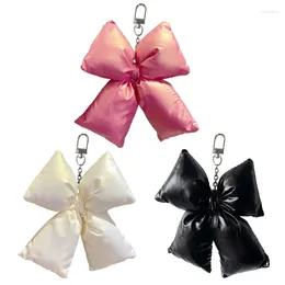 Keychains Stylish Bowknot Bag Charm Portable Phone Straps Chain Keychain For Women Girls 264E