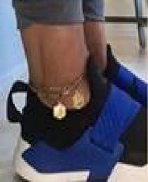 26 English Letter Name Initials Gold Anklet For Men Women Adjustable Fashion Jewellery Boho Anklet Bracelet Gift 2020 New Arrival6181470