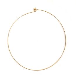 Necklaces 1PC 304 Stainless Steel DIY Collar Choker Necklace Gold Colour Round With Removable Ball End Cap Handmade Women Necklace Jewellery