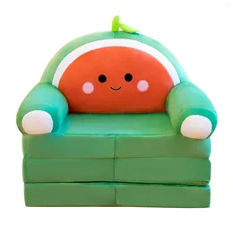 Pillow Plush Foldable Kids Sofa Cover 2 In 1 Children Cute Cartoon Lazy Pillowcase Without Liner Filler Decoration