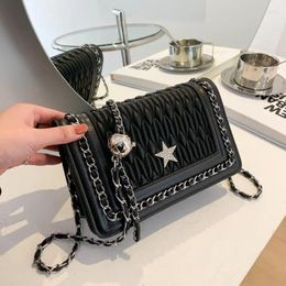 Shoulder Bags Women's Premium Texture Luxury Bag 2024 Fashion Designer Five-pointed Star Chain Handbag All-match Messenger