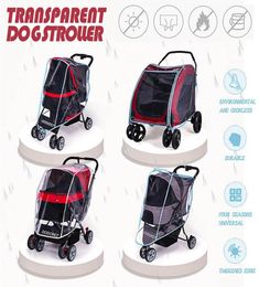 Outdoor Pet Cart Dog Cat Carrier Stroller Cover Rain For All Kinds Of And Carts Beds Furniture3726749