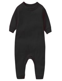Newborn Baby Jumpsuits Infant Solid Colours Rompers Kids Long Sleeve Onesies Boys Clothes 365 J26607240
