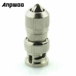 2024 ANPWOO 10x BNC Male to Cable Connector Coaxial Adapter Coupler for CCTV Camerafor ANPWOO Coaxial Cable Adapter