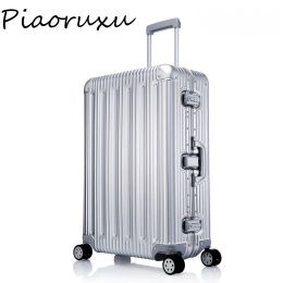 Luggage 100% All Aluminium alloy Luggage Hardside Rolling Trolley Luggage travel Suitcase 20 Carry on Luggage 26 29 inch Checked Luggage