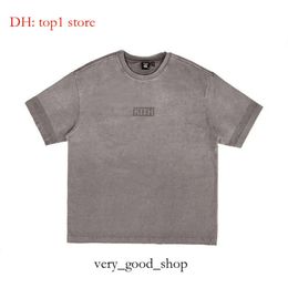 Designer Kith T Shirt Short Sleeve Luxury Major Brand Rap Classic Hip Hop Male Singer Wrld Tokyo Shibuya Retro Street Fashion Brand T-shirt 6198