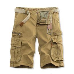 Mens Casual Cargo Shorts Man Overalls Beach Sports Outdoor High Street Fashion Male Short Pants 240416