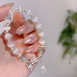Strands New niche fashion moonlight crystal bracelet light luxury temperament versatile women's Jewellery bracelet