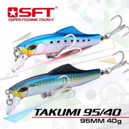 Accessories 95MM 40G Sinking Minnow Fishing Lure Laser Hard Artificial Bait 3D Eyes Fishing Wobblers Wobble Minnow Fishing Lure