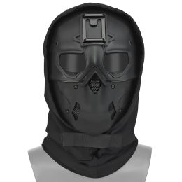 Safety Tactical Wild Mask Hutning Full Face Outdoor Protective Airsoft Mask Halloween Camouflage Mask Fan Lightweight Mask Helmet