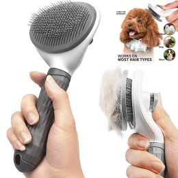 Grooming Cat Brush Remove Hair Stainless Steel Pet Removal Comb for Pets Grooming Cleaning Beauty Skin Care Pet Dog Cleaning Brush