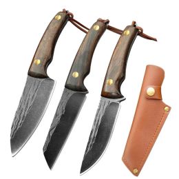 Accessories Stainless Steel Barbecue Knives Kitchen Boning Knife Handmade Forged Chef Knife Fishing Knife Meat Cleaver Butcher Knives