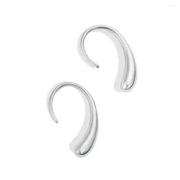 Stud Earrings S925 Silver Ear Studs With Advanced Water Drop Cool Style Design Simple And Fashionable Student Wearable Earring Jewelry