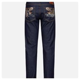 Chaopai 2023 New Fushen Men's Seagull Embroidery Casual Loose Fit Straight Leg Jeans Pants 363525