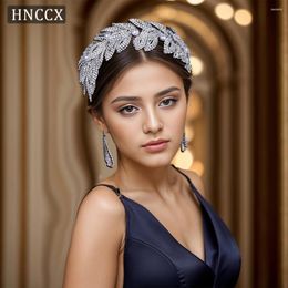 Headpieces HNCCX Bride Shiny Rhinestone Headband Wedding Headwore Hair Accessories Pageant Miss Headwear Ornaments CP366