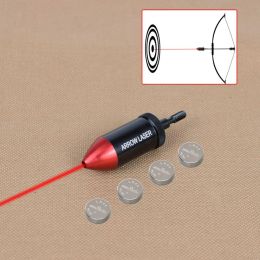 Scopes With Battery Premium Quality Arrow Laser Bore Sight Collimator Red Dot for Bow Crossbow Archery Arrow Target Shooting Hunting