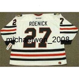 Kob Weng Men Women Youth 2018 Custom Goalie Cut JEREMY ROENICK 1994 Home Hockey Jersey Stitched Top-quality Any Name Any Number