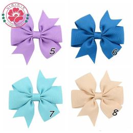 40 Colours Kid Hair Bows Bloom Pin for Kids Girls Children Hair Accessories Baby Hairbows with Clips Flower 11 LL