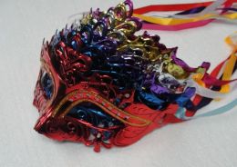 Mixed colors Gold Powder Painted Imperial crown Mask party mask welding gold fashion masquerade Venetian colorful 100pcs/lot 2024423