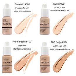 Liquid Foundation Concealer Face Naturally Flawless Matte Oil-Control Waterproof Long Lasting Foundation 30ml 8 Colours Optional
