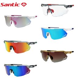 Sunglasses Santic Cycling Glasses Sports Polarised Glasses Outdoor Sports Sunglasses Unisex AntiUV