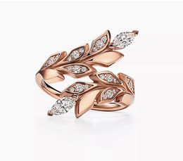 Luxury ring brand rings designer for womens jewelry woman rose gold silver cross wedding Ring jewelrys girls party birthday gift size 5-9 dhgate