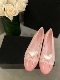 Casual Shoes 2024 Fashion Women's Flat Comfortable And Breathable Ballet Dance Solid Colour Single Elegant High Heels