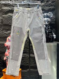 men and womens designer jeans trend brand fashion Biker Hole Stretch Denim Casual Jean Men Skinny Pants luxury jeans womens high quality pants
