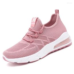 Casual Shoes Women Vulcanised Summer Running For Female Slip On Sneakers Air Mesh Breathable Sports Women's Athletic Footwear